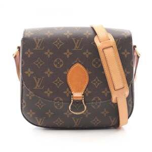 LOUIS VUITTON Brown Monogram Leather Shoulder Bag